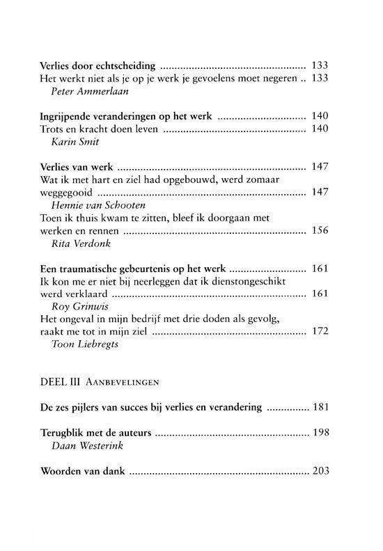 Aan de slag met verlies
