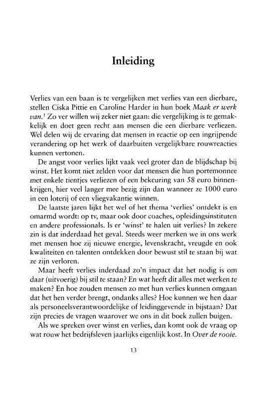 Aan de slag met verlies