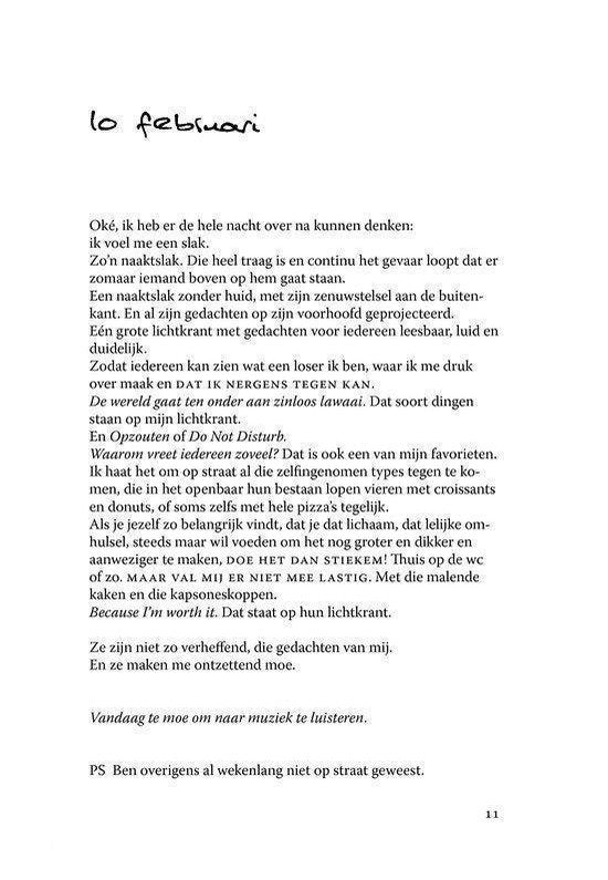 Dit is geen dagboek