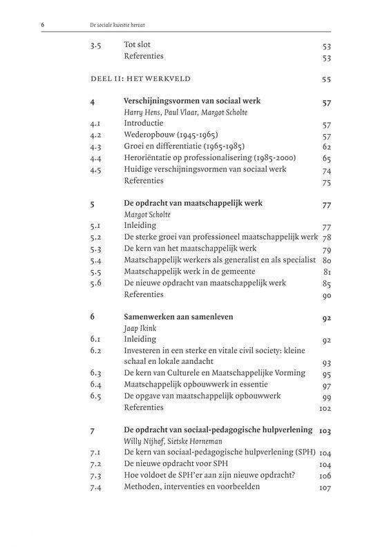 De sociale kwestie hervat