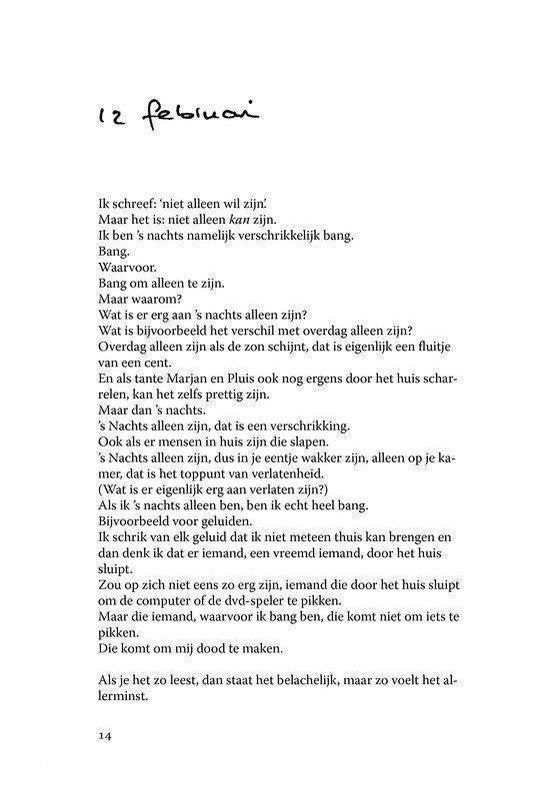 Dit is geen dagboek