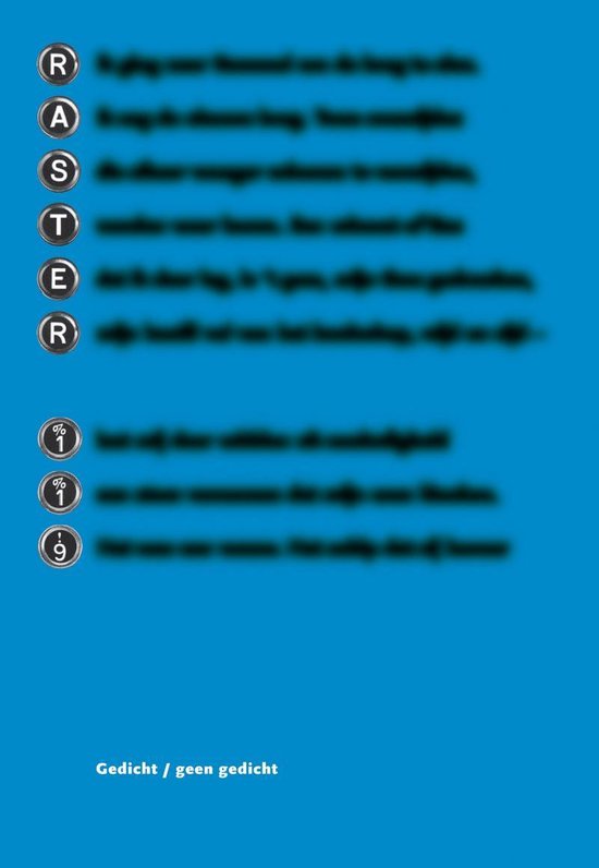 Gedicht. Geen Gedicht