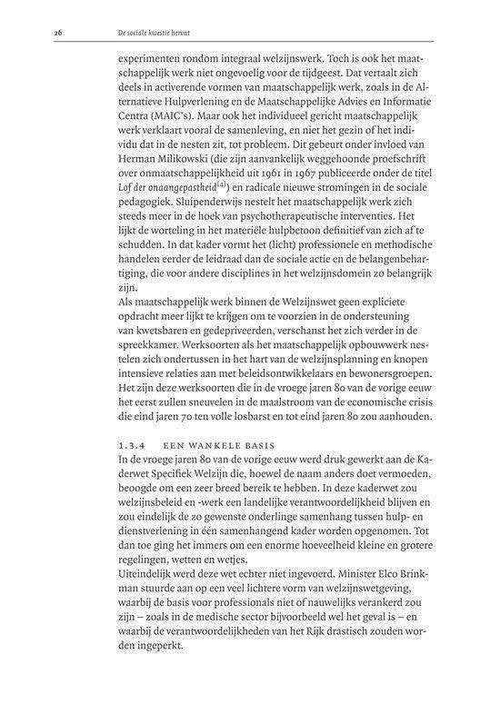 De sociale kwestie hervat