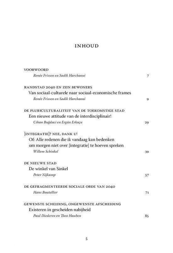 Integratie & De Metropool