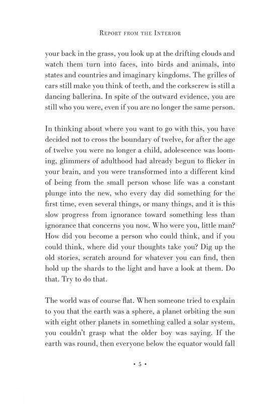 Report from the Interior