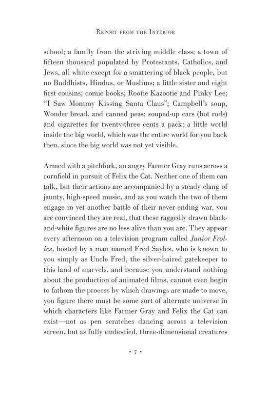 Report from the Interior