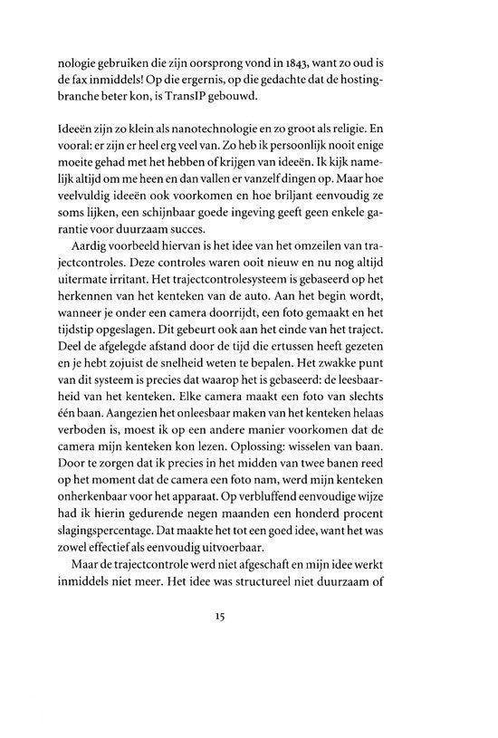 Ondernemers hebben nooit geluk