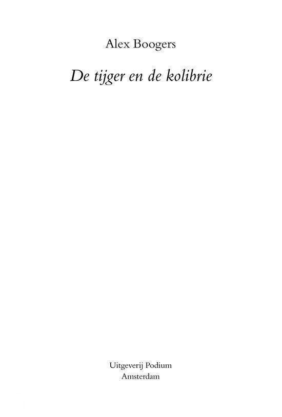 De tijger en de kolibrie