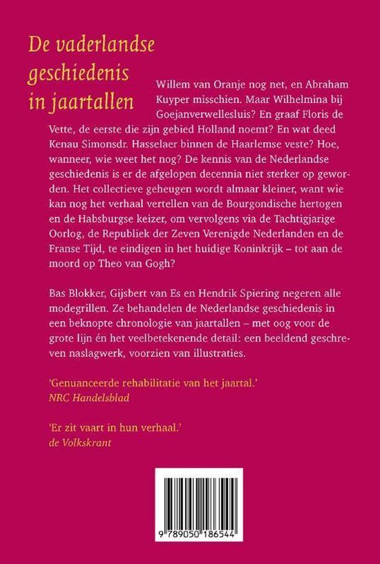 De Vaderlandse Geschiedenis In Jaartallen