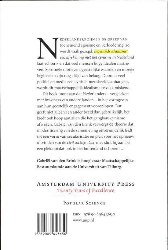 Eigentijds idealisme