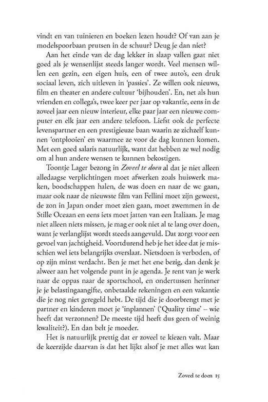 Genoeg reeks - De luxe van genoeg