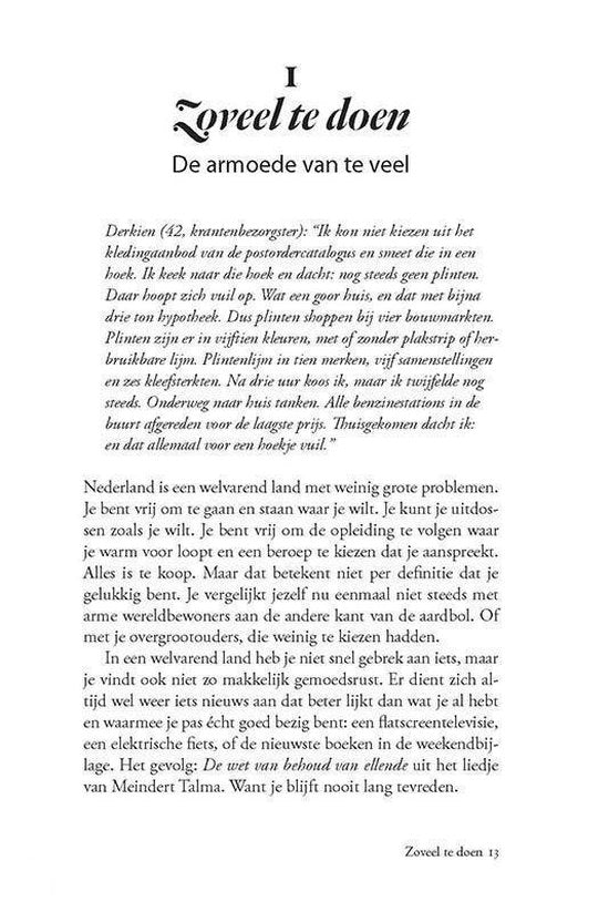 Genoeg reeks - De luxe van genoeg