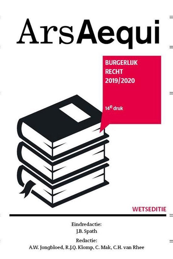 Ars Aequi Wetseditie  -   Burgerlijk recht 2019/2020