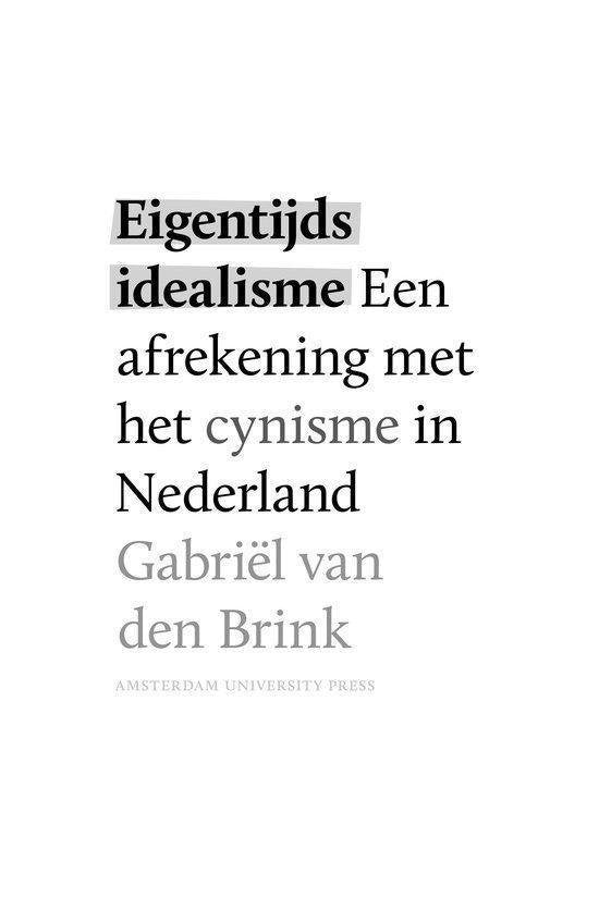 Eigentijds idealisme