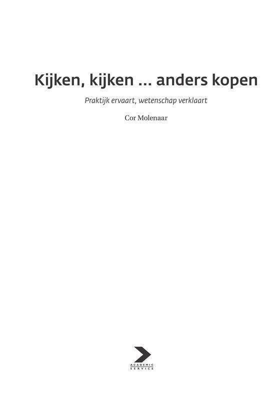 Kijken, kijken ... anders kopen