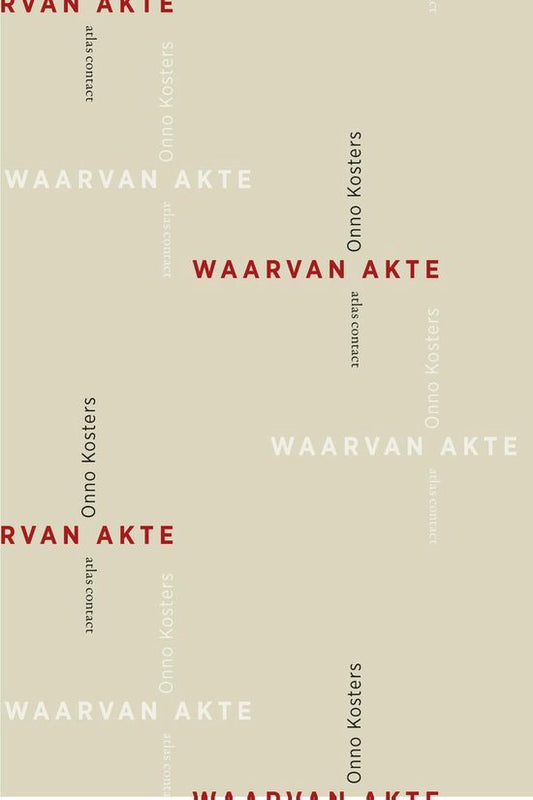 Waarvan akte
