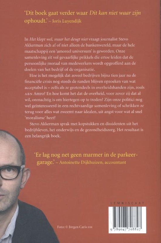 Het klopt wel maar het deugt niet