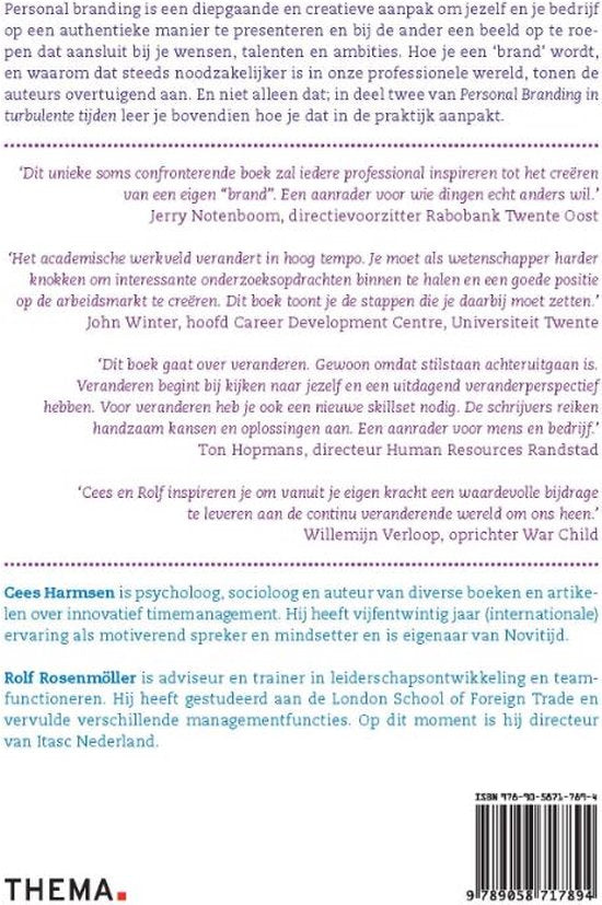 Personal branding in turbulente tijden