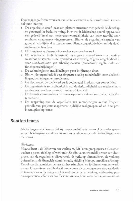 Professioneel leiderschap - Teamleiderschap