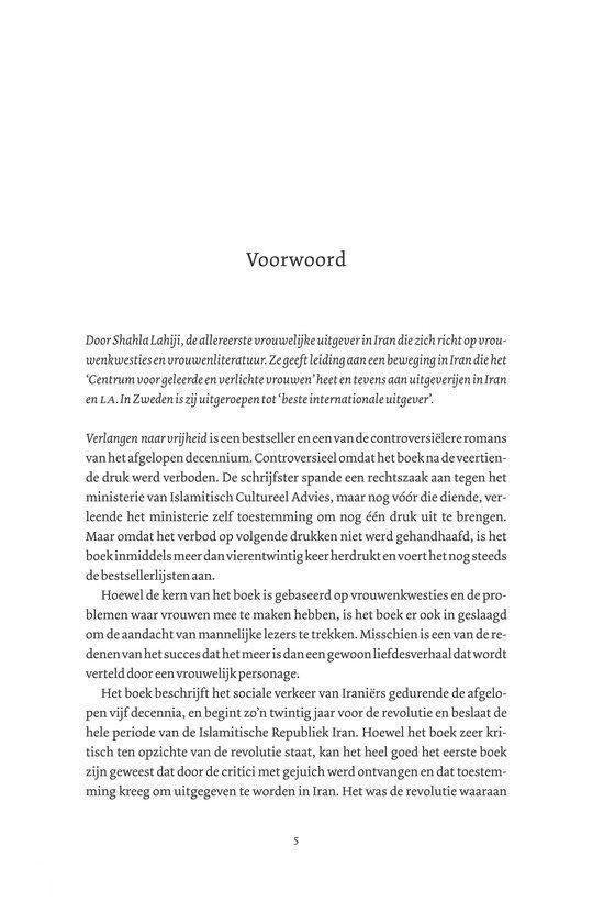 Verlangen naar vrijheid