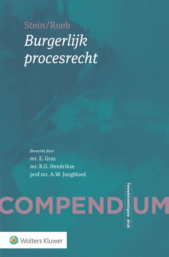 Compendium Burgerlijk procesrecht