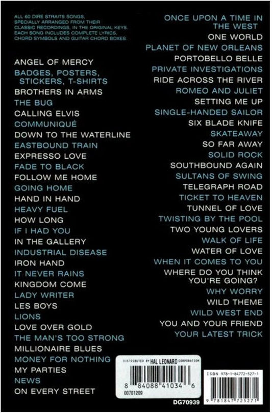 Dire Straits Complete Chord Songbook