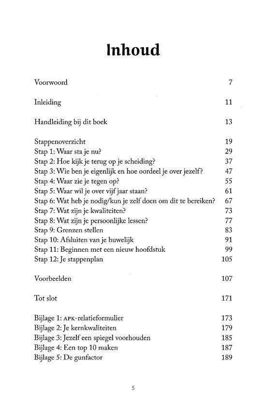 Het huwelijk voorbij