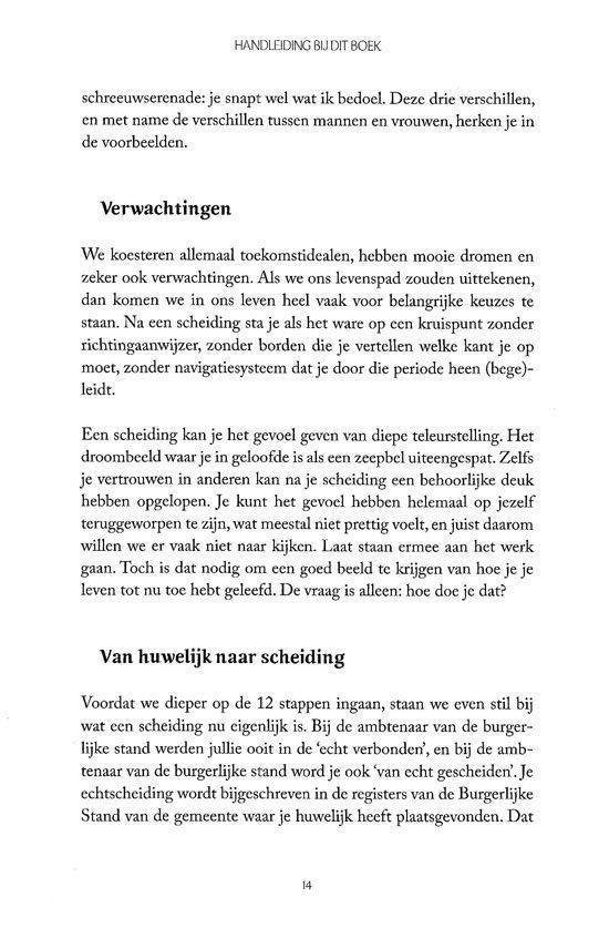 Het huwelijk voorbij