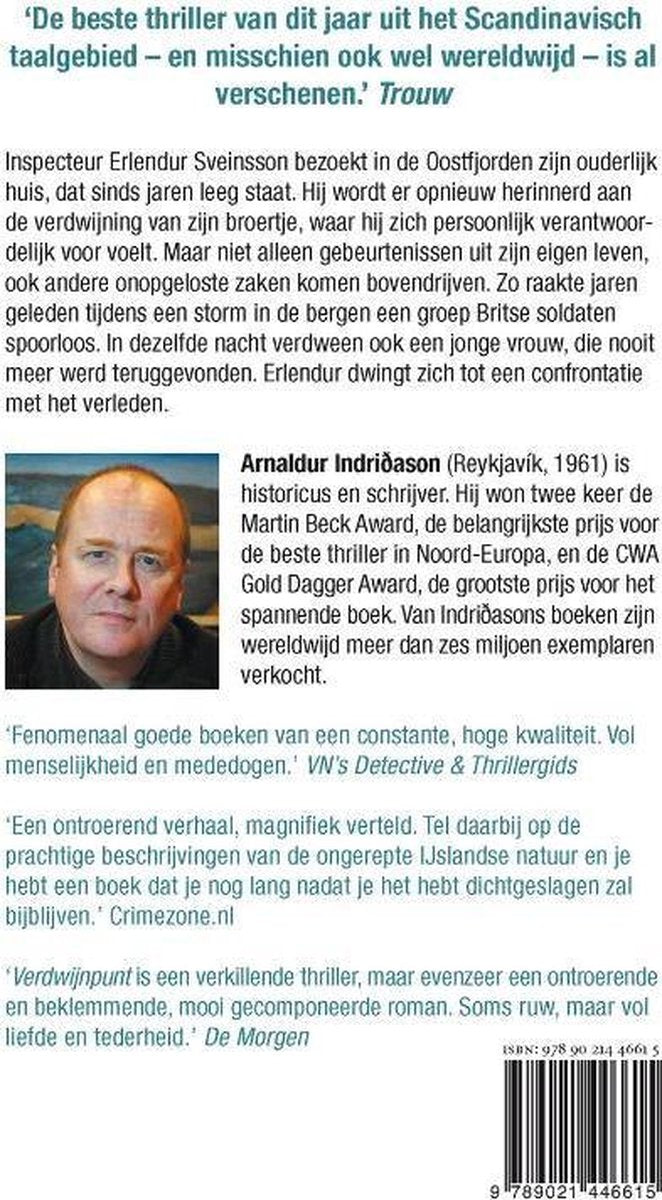 Erlendur 11 - Verdwijnpunt