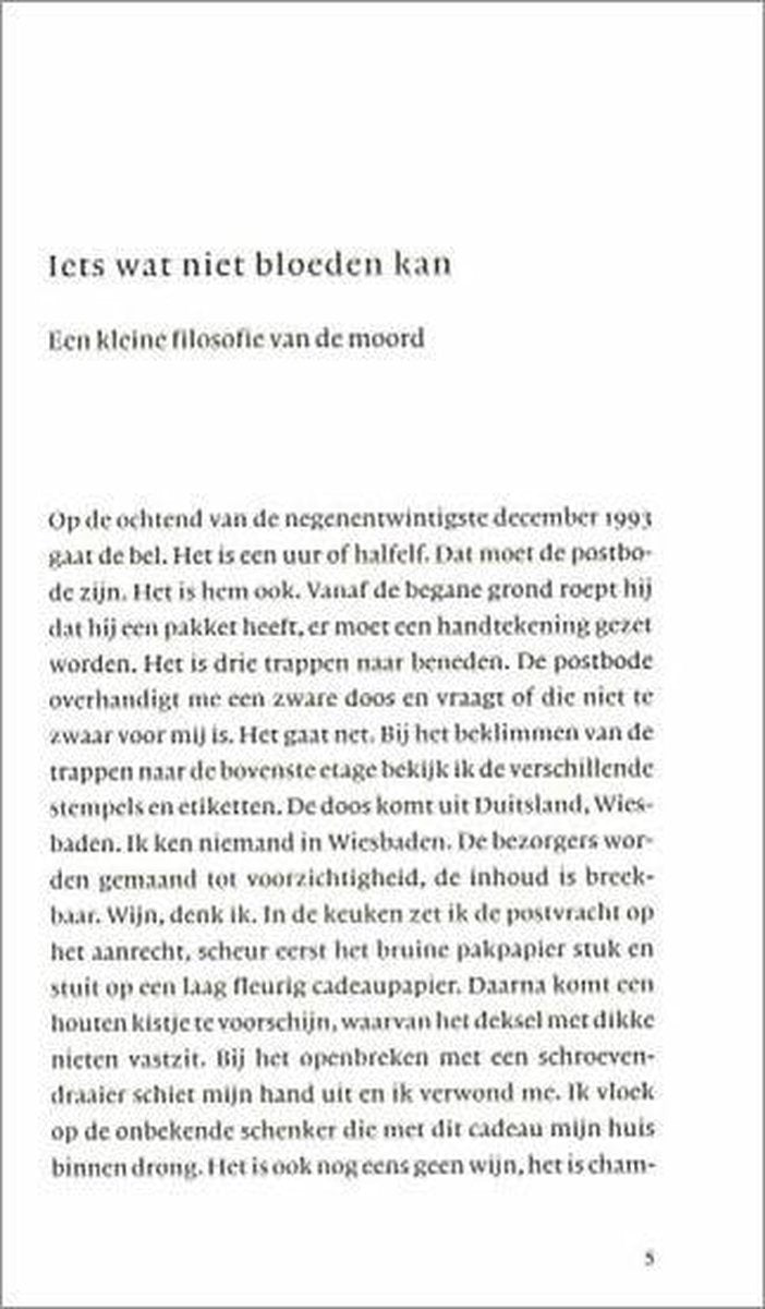 Een kleine filosofie van de moord