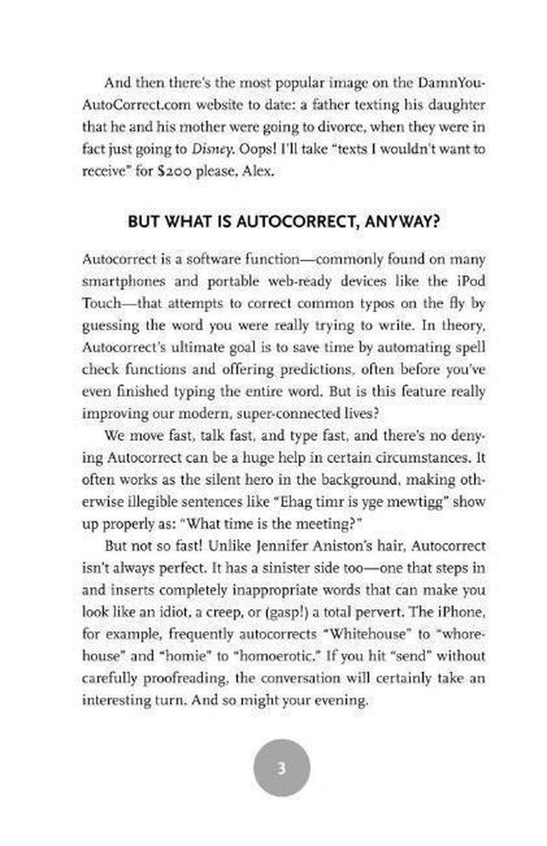 Damn You Autocorrect