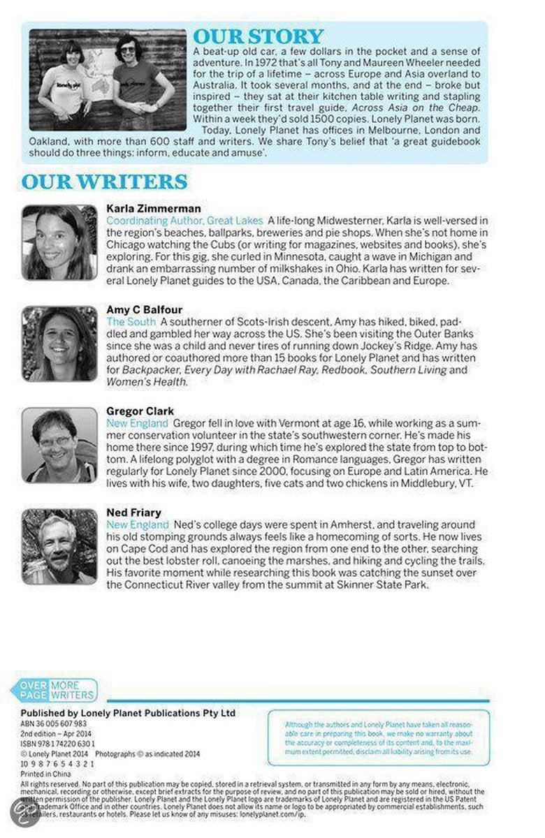 Lonely Planet Eastern Usa