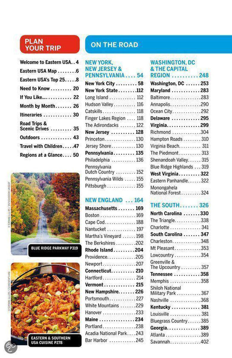 Lonely Planet Eastern Usa