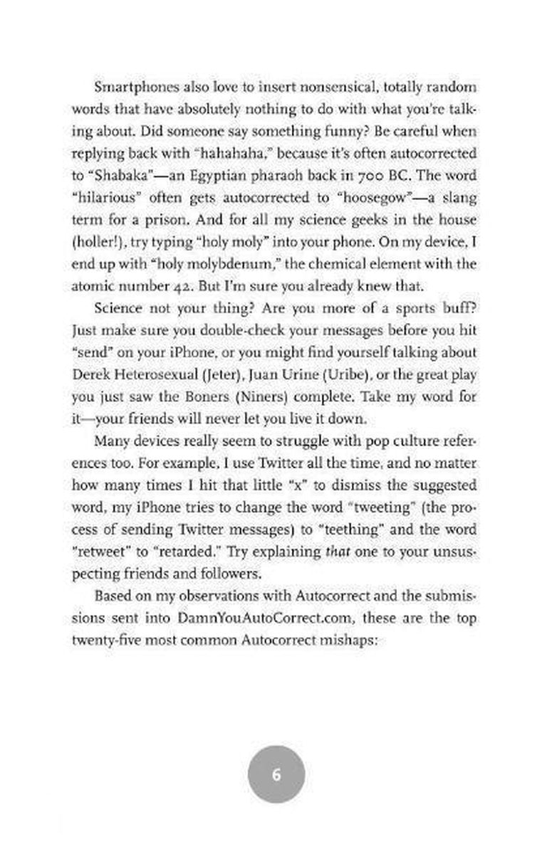 Damn You Autocorrect