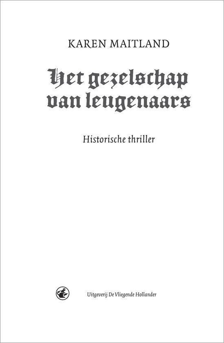 Het Gezelschap Van Leugenaars