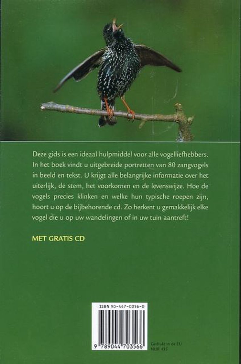 Deltas Gids Voor Zangvogels Met Cd