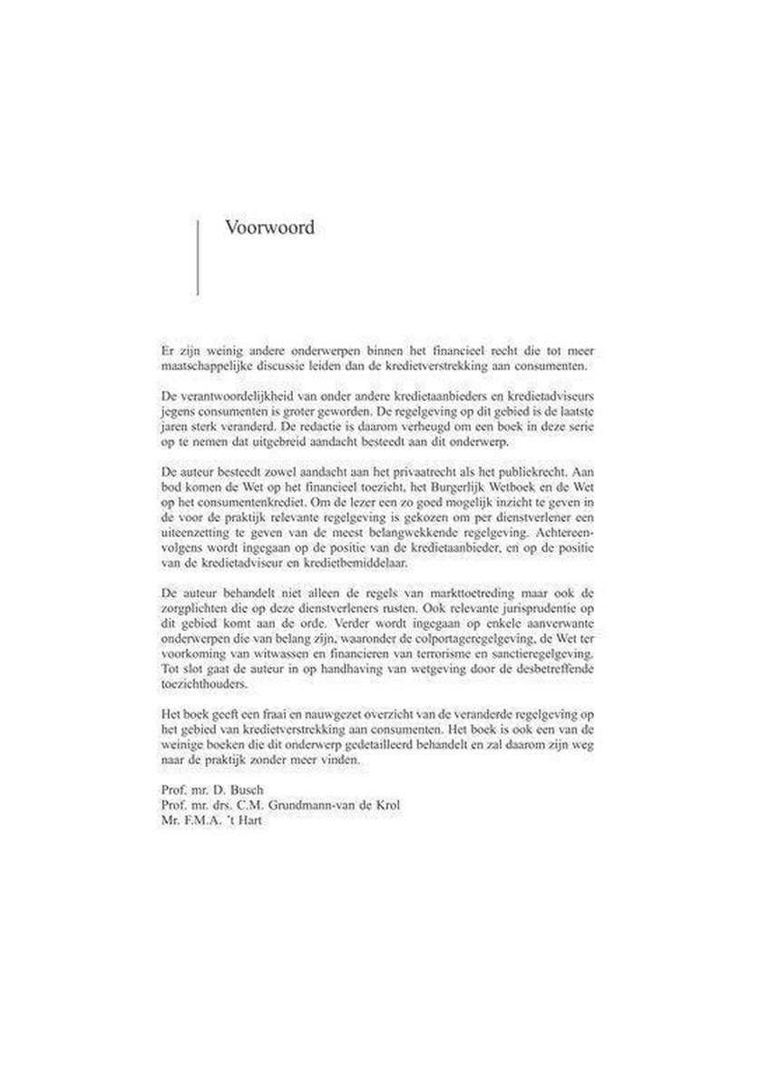 Kredietverstrekking aan consumenten