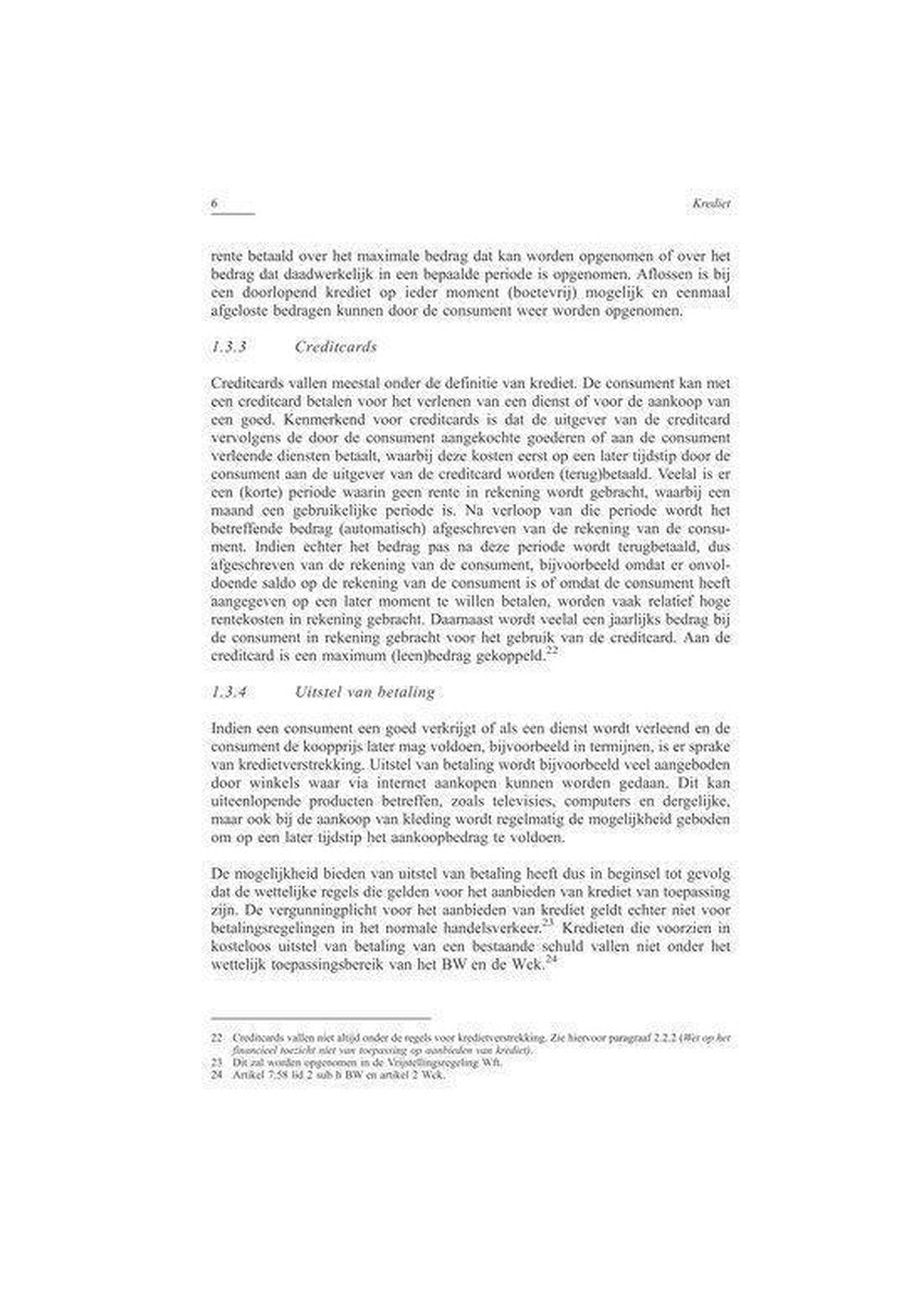 Kredietverstrekking aan consumenten