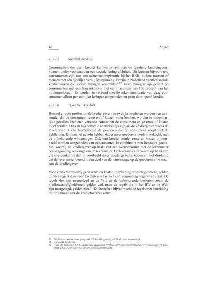 Kredietverstrekking aan consumenten