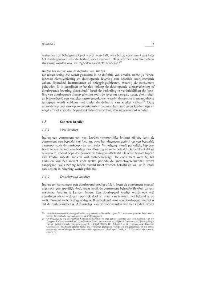 Kredietverstrekking aan consumenten